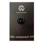 Металлический значок (пин) Black Cat (Face), (11158)