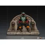 Коллекционная фигура Iron Studios: Star Wars: The Mandalorian: Boba Fett on Throne (Deluxe), (128099)