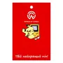 Металлический значок (пин) Pokemon: Pikachu w/ Nintendo, (13007)