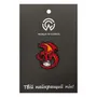 Металевий значок (пін) Dungeons & Dragons: Red Dragon w/ Dice, (14128)