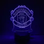 Акриловий світильник Manchester United: Logo, (44626)