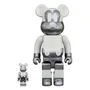 *Original* Be@rbrick: Fragment Design: Mickey Mouse (Reverse) (Set) (100% & 400%), (588070)