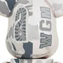 *Original* Be@rbrick: BAPE: Camo Shark (Silver) (1000%), (595160) 2