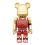 *Original* Be@rbrick: NBA: Chicago Bulls: Michael Jordan: Rookie Jersey (1985) (Gold / Chrome) (Set) (100% & 400%), (598567) 2