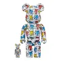 *Original* Be@rbrick: Keith Haring: #9 Dancing Dogs (Set) (100% & 400%), (608402)