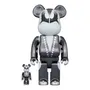 *Original* Be@rbrick: Kiss: The Demon (Chrome) (Set ) (100% & 400%), (608877)