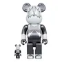 *Original* Be@rbrick: Kiss: The Spaceman  (Chrome) (Set ) (100% & 400%), (609584)