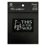 Шеврон Star Wars: The Mandalorian: Mandalorian: «‎This Is The Way» (Black), (6412)
