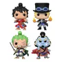 Фигурка Funko POP!: Animation: One Piece: Luffytaro, Sabo, Roronoa Zoro and Jinbe (4-Рack) (GameStop Exclusive) (Glows in the Dark), (691079) 2
