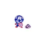Металевий значок (пін) Marvel: Chibi Captain America with Shield, (10979)