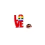 Металевий значок (пін) «Love» (Pride), (11027)