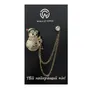 Металлический значок (пин) Snowman w/ Diamond, (12109)