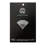 Металевий значок (пін) Wi-Fi: Logo: «Home Is Where The WiFi Connects Automaticaly», (13369)