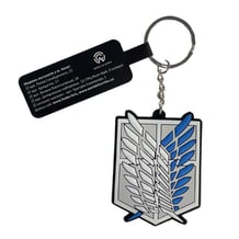Брелок двухсторонний Attack on Titan: Scout Regiment: Logo, (10314)