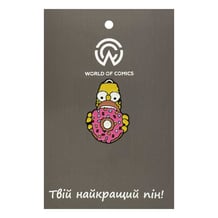 Металевий значок (пін) The Simpsons: Homer Simpson Eats Donut, (10533)