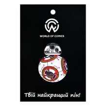 Металевий значок (пін) Star Wars: BB-8 (Big), (10909)