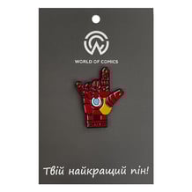 Металлический значок (пин) Marvel: Iron Man (Rock You), (10924)