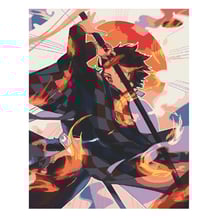 Картина за номерами Kartiny Origami: Demon Slayer: Tanjiro Kamado, (110330)