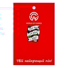 Металевий значок (пін) Ribbon In Flowers: "F*ck You I Do What I Want", (11135)