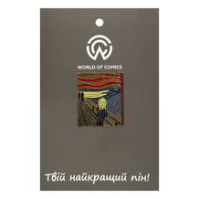 Металевий значок (пін) Art: Edvard Munch: The Scream, (11436)