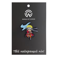 Металлический значок (пин) Naruto: Naruto w/ Rasenshuriken (Sage Mod), (11458)