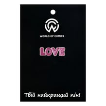 Металлический значок (пин) «Love», (11707)