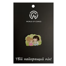 Металевий значок (пін) Studio Ghibli: Spirited Away: Chihiro and Haku, (11942)