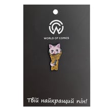 Металевий значок (пін) «Purrito», (12205)