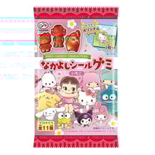 Жувальна гумка з наліпкою Fujiya: Peco & Sanrio: Strawberry, (126418)