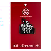 Металевий значок (пін) The Simpsons: Skeleton Family: Сouch Gag, (12664)