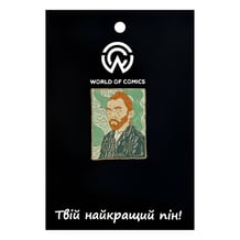 Металевий значок (пін) Art: Van Gogh Museum: Vincent Van Gogh: Self-Portrait, (12675)