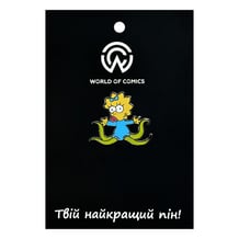 Металевий значок (пін) The Simpsons: Alien Maggie Simpson, (12788)