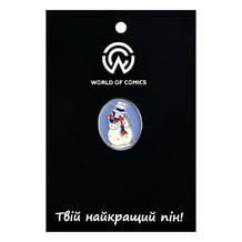 Металевий значок (пін) Snowman In Snow, (12857)