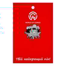 Металевий значок (пін) Camera w/ Flowers, (12892)