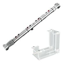 Интерактивный cветовой меч Star Wars: Darth Maul: Double-Bladed Lightsaber (Silver) (LED & Sound), (130704)