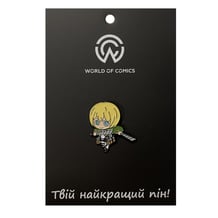 Металевий значок (пін) Attack on Titan: Armin, (13489)