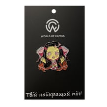 Металевий значок (пін) Demon Slayer: Nezuko Kamado, (13496)