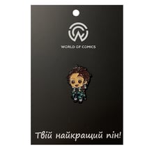 Металлический значок (пин) Demon Slayer: Tanjiro Kamado, (13518)