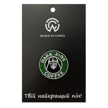 Металлический значок (пин) Star Wars: Darth Vader: «Dark Side Coffee», (13546)