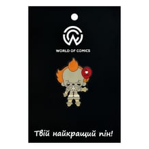 Металевий значок (пін) IT: Pennywise (Chibi), (13580)