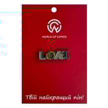 Металлический значок (пин) Marvel: Loki: Logo, (13601)