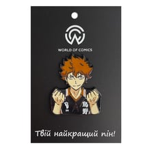 Металевий значок (пін) Haikyuu!!: Shoyo Hinata, (13625)