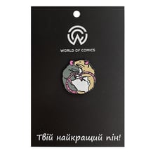 Металевий значок (пін) Two Rats, (13651)