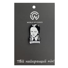 Металлический значок (пин) The Addams Family: Wednesday Addams: «I Am Smiling», (13653)