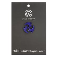 Металевий значок (пін) Genshin Impact: Electro: Logo, (13702)