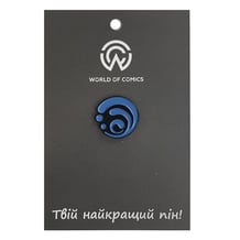 Металевий значок (пін) Genshin Impact: Hydro: Logo, (13705)