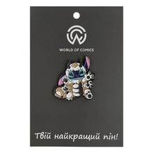 Металевий значок (пін) Disney: Lilo & Stitch: Stitch (Appa's Suit), (13718)