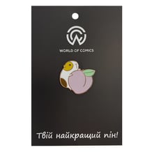 Металлический значок (пин) Guinea-Pig w/ Peach, (13818)