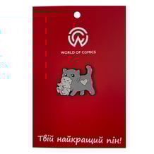 Металевий значок (пін) Cat Mom w/ Kitty, (13819)