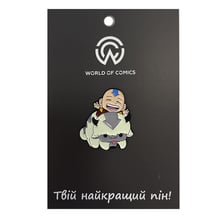 Металлический значок (пин) Avatar: The Legend of Aang: Appa and Aang, (13824)